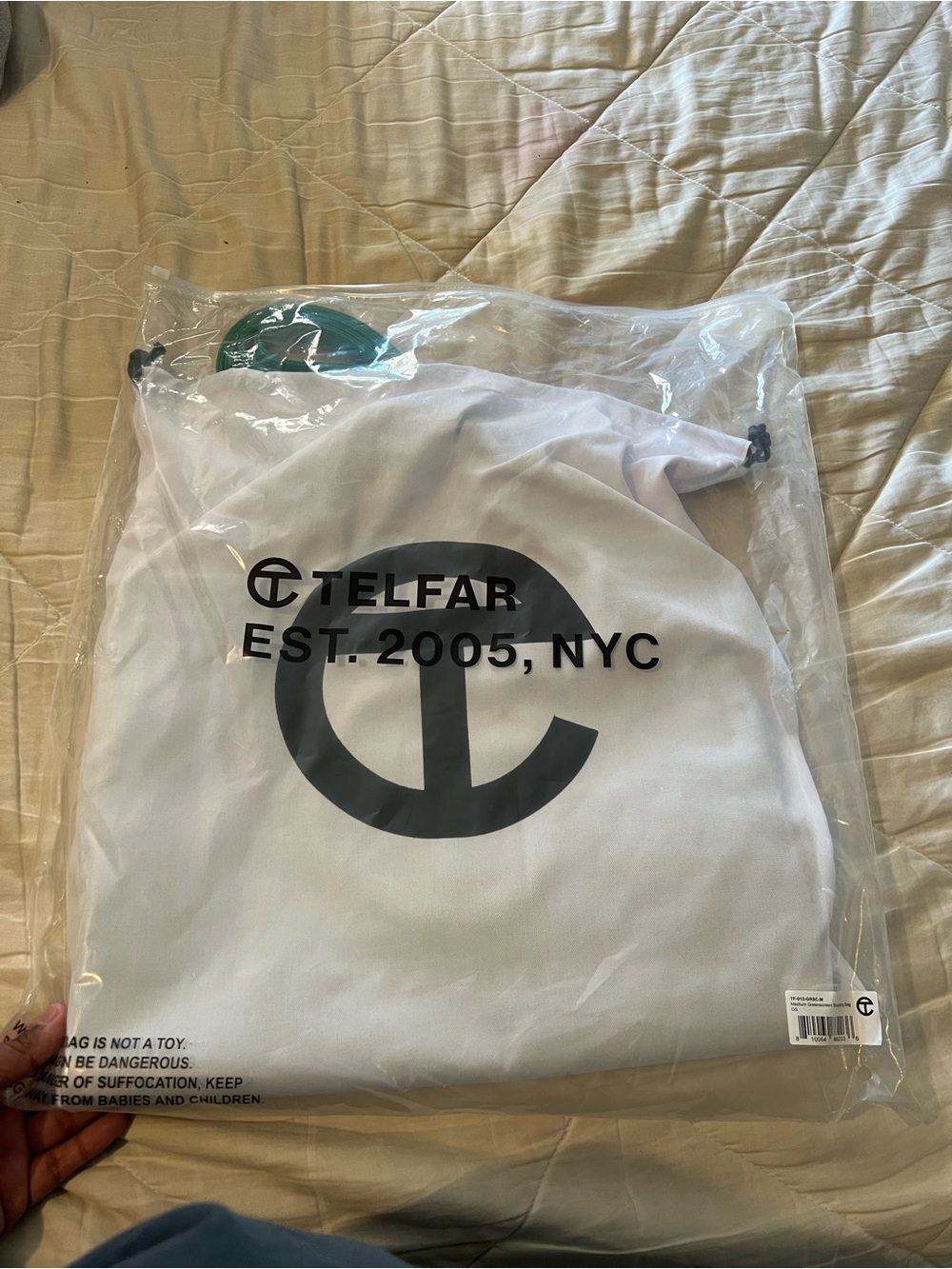 Telfar GreenScreen Medium Shopping Bag